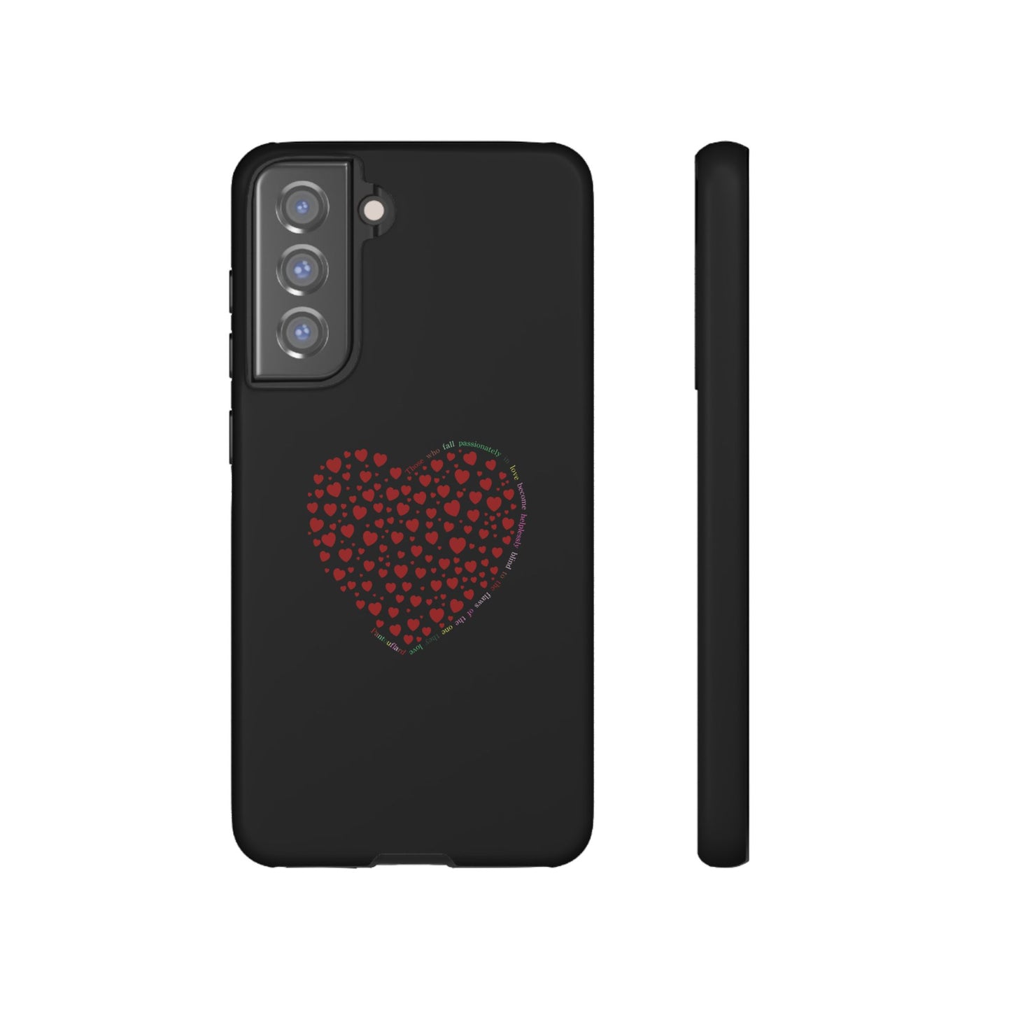 Fundas de corazón rojo para teléfonos iPhone, Galaxy, Google Pixel (54 tipos)