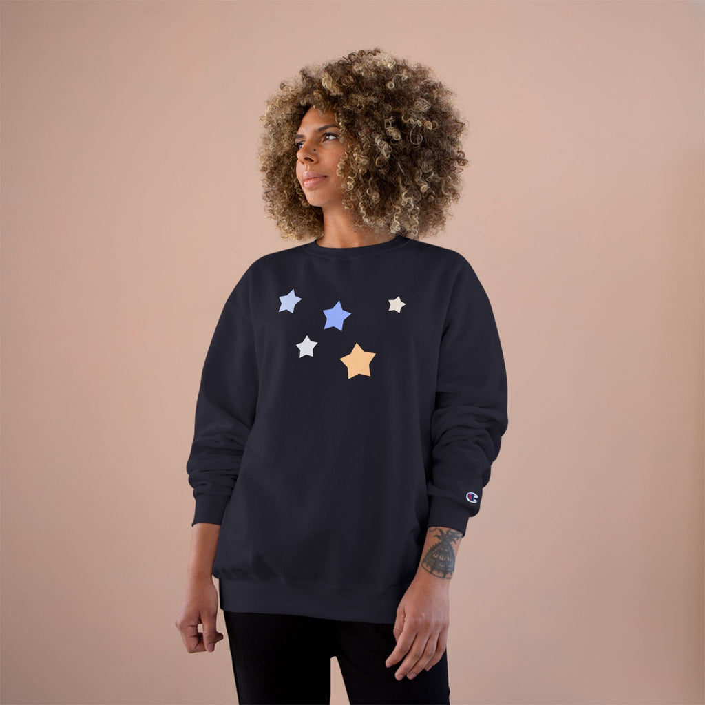 Champion Cassiopeia Constellation Graphic Sweatshirt - W-Shape Astronomy Eco Pullover