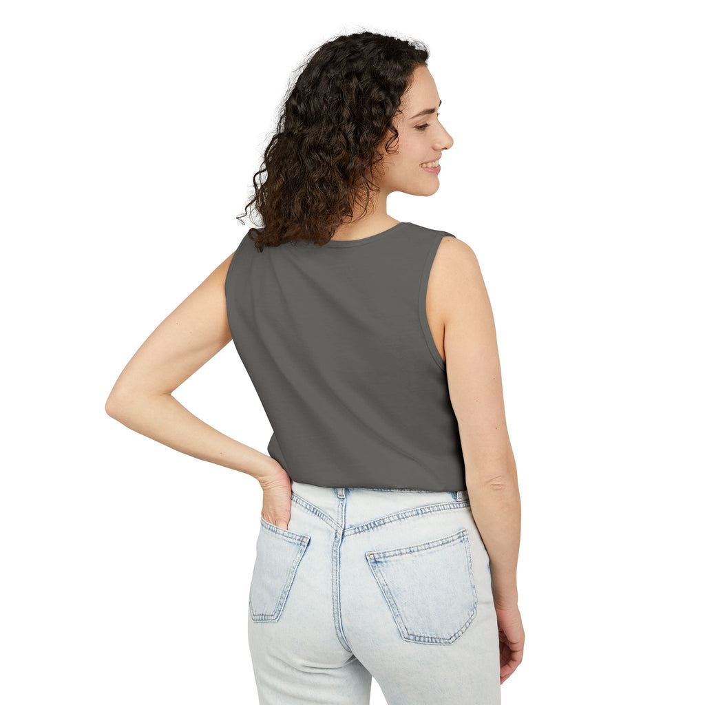 Men's & Women's Cassiopeia Constellation Graphic Garment-Dyed Tank Top - W-Shape Sleeveless Shirt