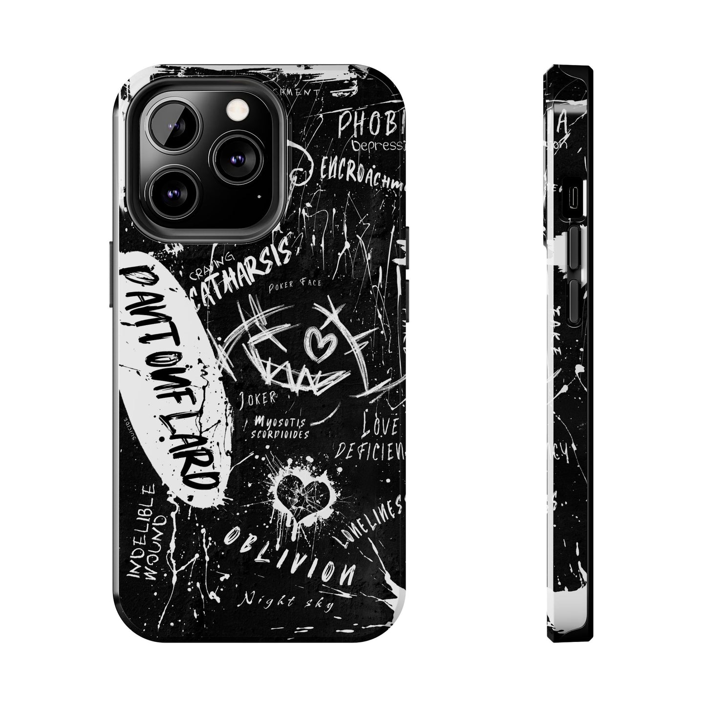 Edgy iPhone Cases for Tough Love - Perfect for Teens and Young Adults, Trendy Art, Unique Gift, Phone Accessories