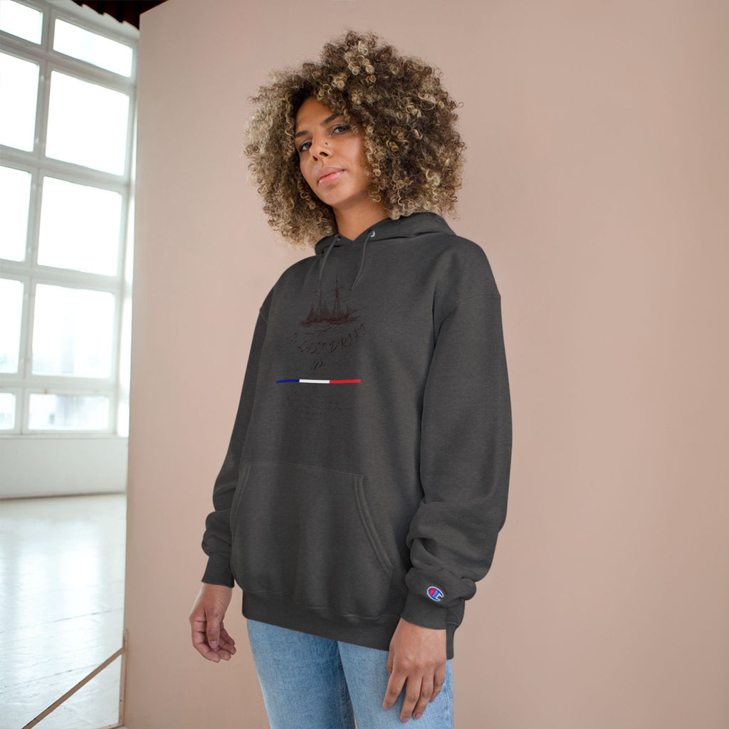 Old Money Nautical Heritage Hoodie - The Last Drift I (Champion Authentic Eco-Fleece)