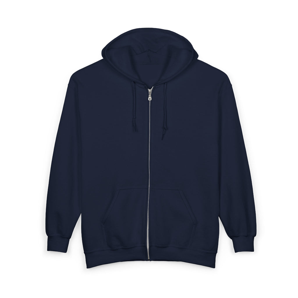 Old Money Aesthetic Zip-Up Hoodie - Back print Heavyweight