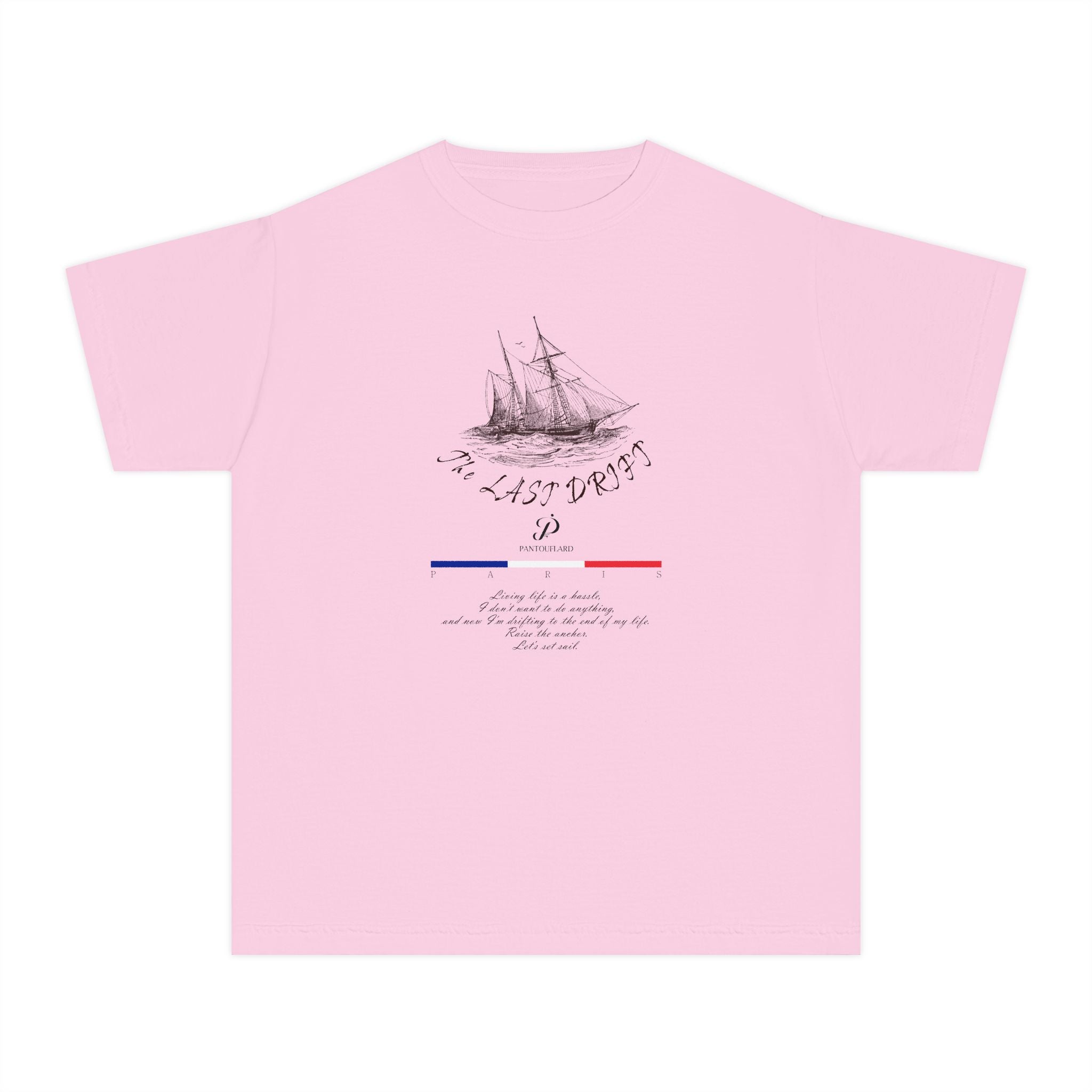 Old Money Nautical Heritage Tee - The Last Drift I (Comfort Colors Garment-Dyed Shirt)