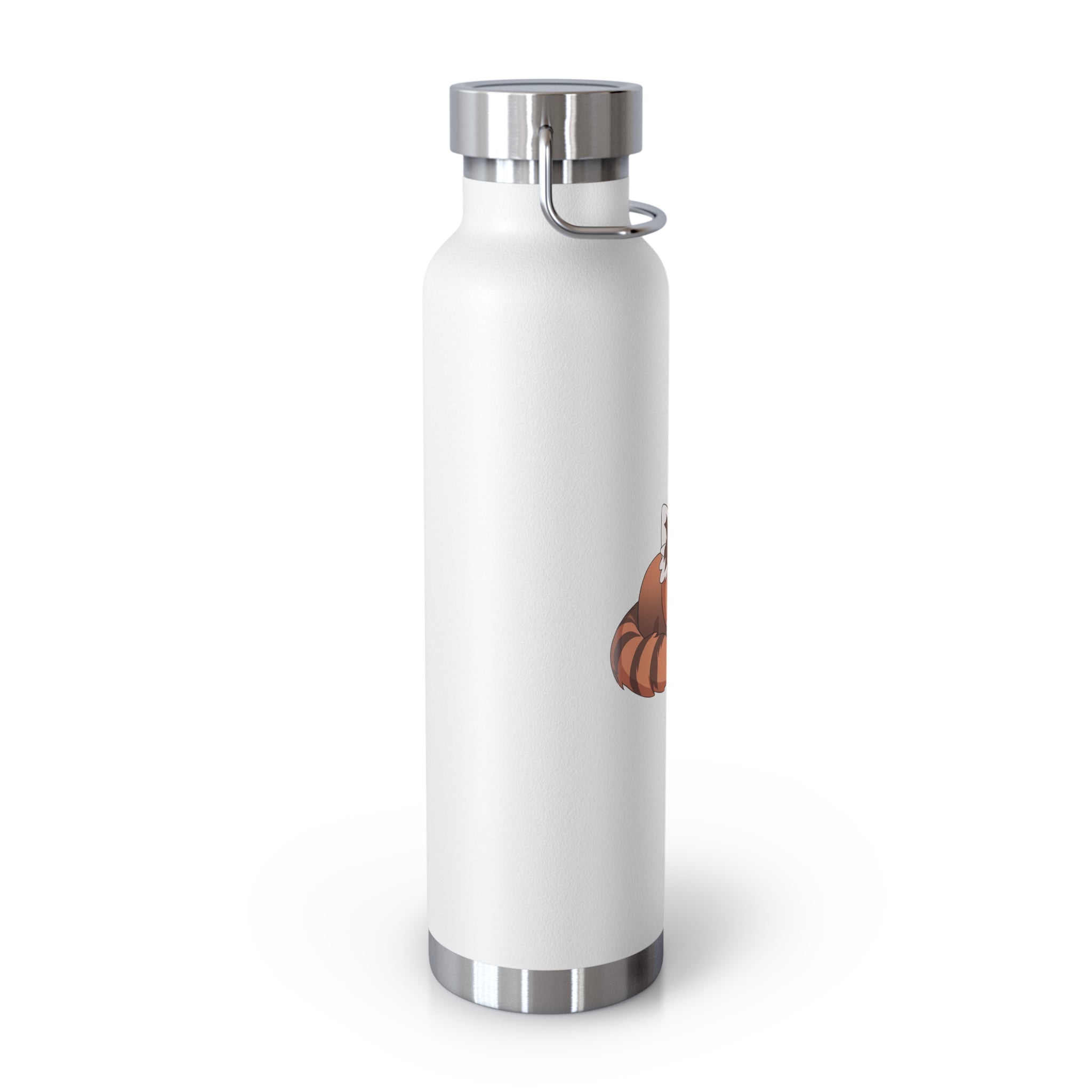 Orange Cute Sleeping Red Panda 22oz Copper Vacuum Insulated Bottle