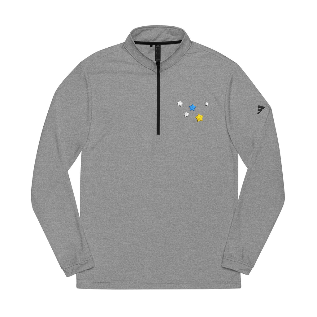 Adidas Cassiopeia Constellation Embroidered Quarter-Zip - W-Shape Performance Pullover