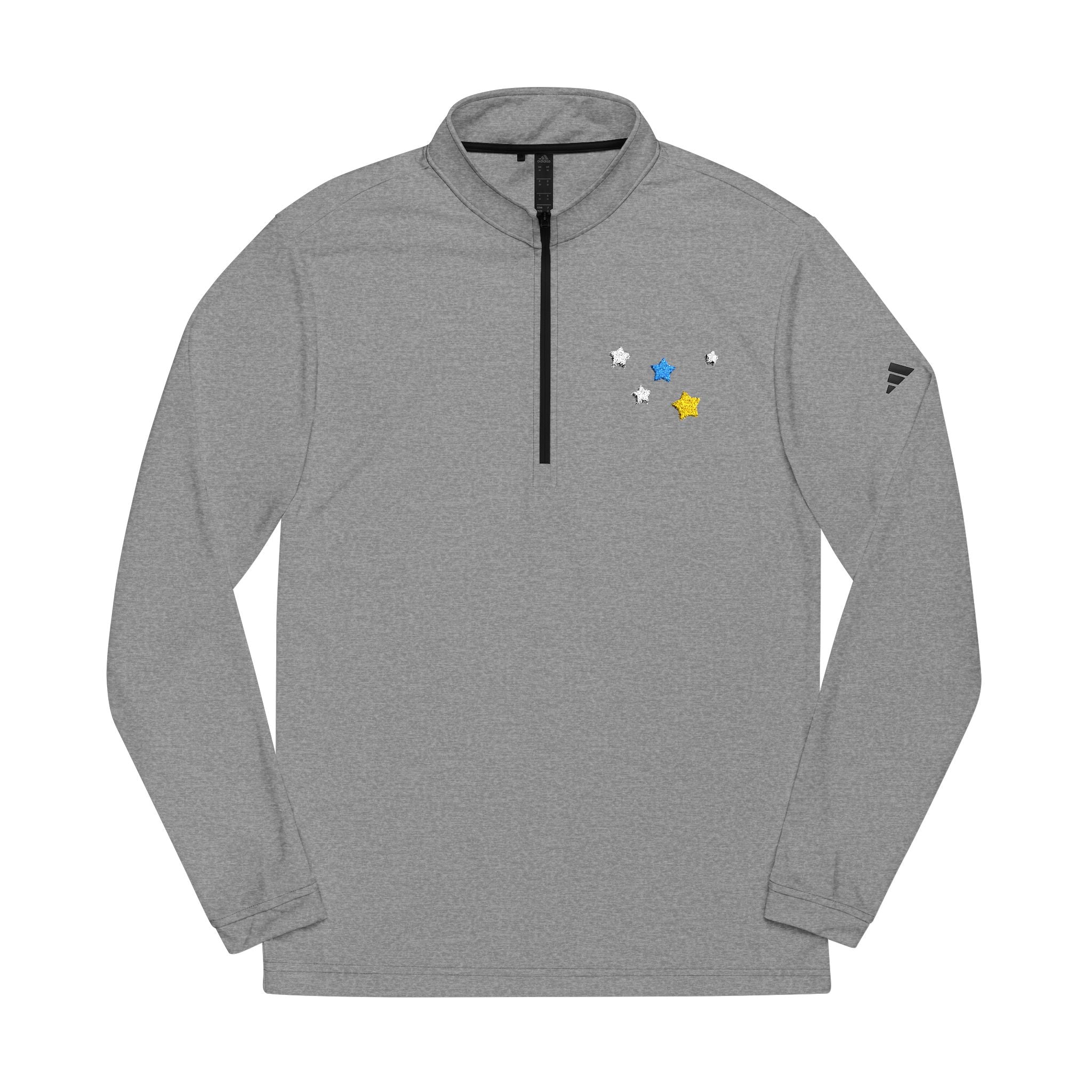Adidas Cassiopeia Constellation Embroidered Quarter-Zip - W-Shape Performance Pullover