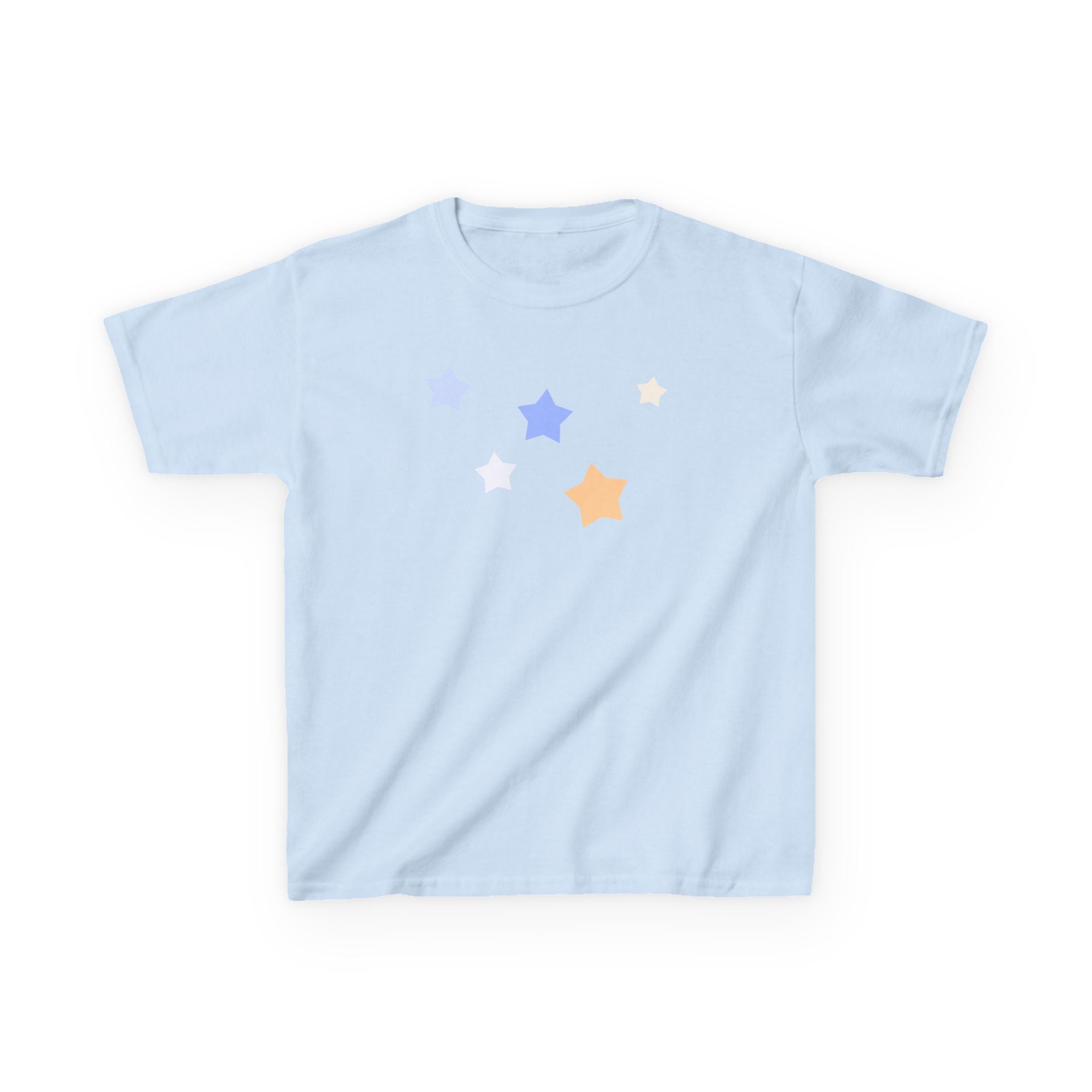 Kids Boys' & Girls' Cassiopeia Constellation Graphic T-Shirt - W-Shape Heavy Cotton Tee