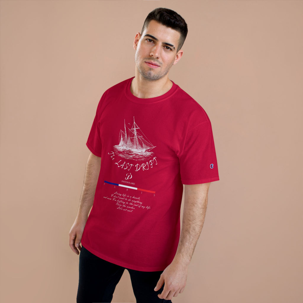 Champion Unisex Black Last Drift Cotton T-Shirt