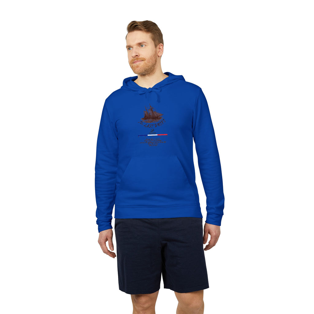 Old Money Yacht Club Hoodie - The Last Drift I (Authentic Adidas Sporty Rich Fleece)