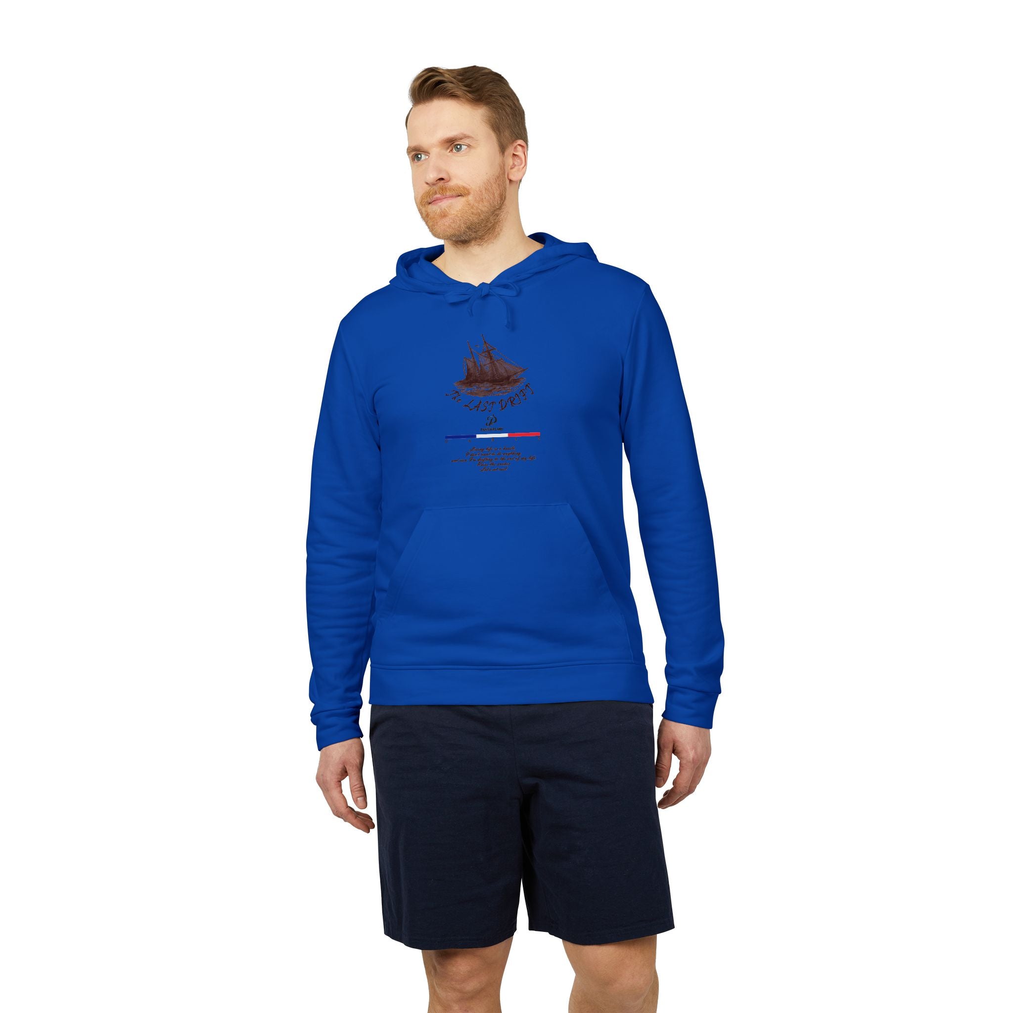 Old Money Yacht Club Hoodie - The Last Drift I (Authentic Adidas Sporty Rich Fleece)