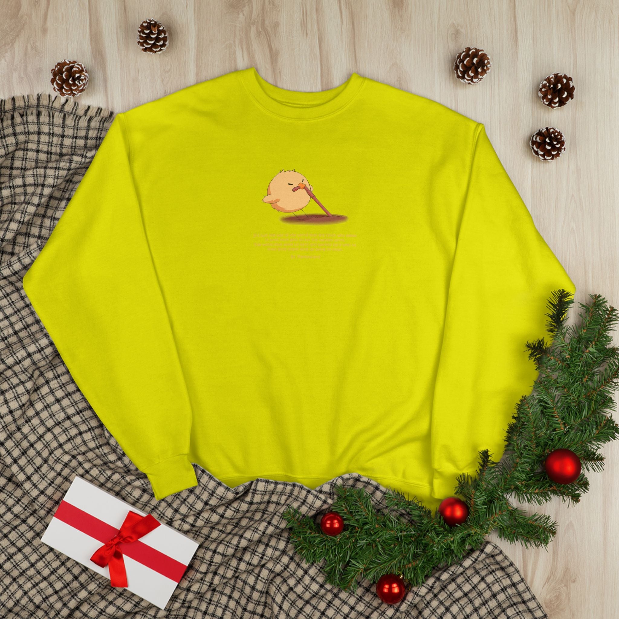 Funny Early Bird Parody Sweatshirt | "The Late Bird Gets The Feast" Sarcastic Quote | Hanes Soft Eco-Fleece Pullover (S-3XL)