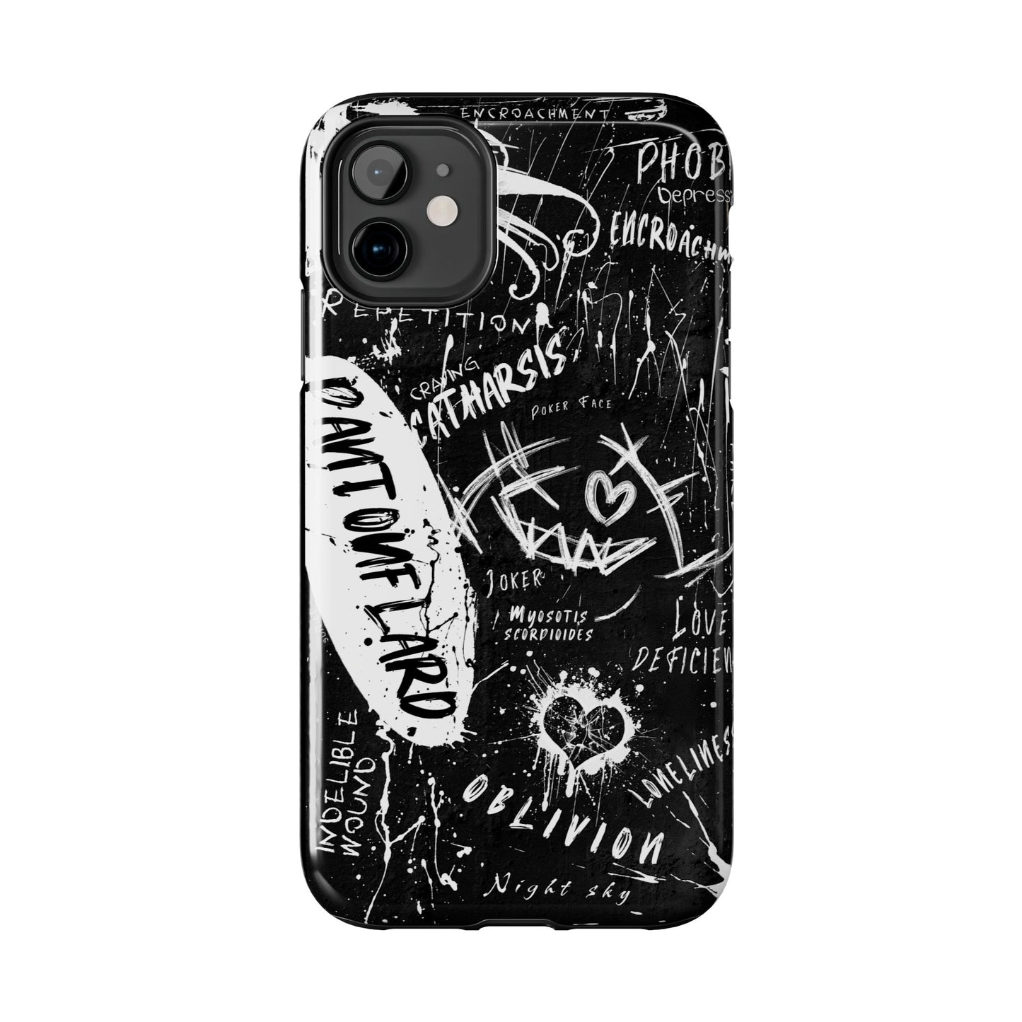 Edgy iPhone Cases for Tough Love - Perfect for Teens and Young Adults, Trendy Art, Unique Gift, Phone Accessories