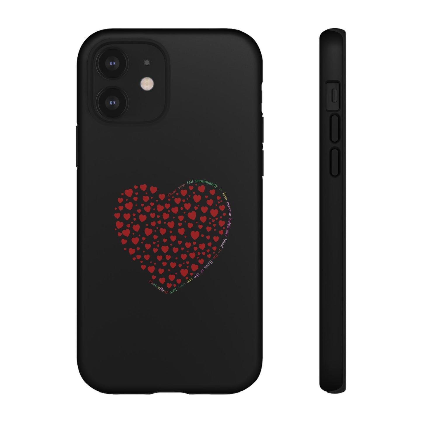 Fundas de corazón rojo para teléfonos iPhone, Galaxy, Google Pixel (54 tipos)