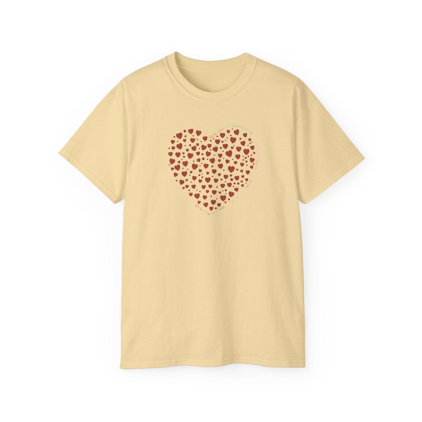 Red Heart Unisex Kurzarm-T-Shirt