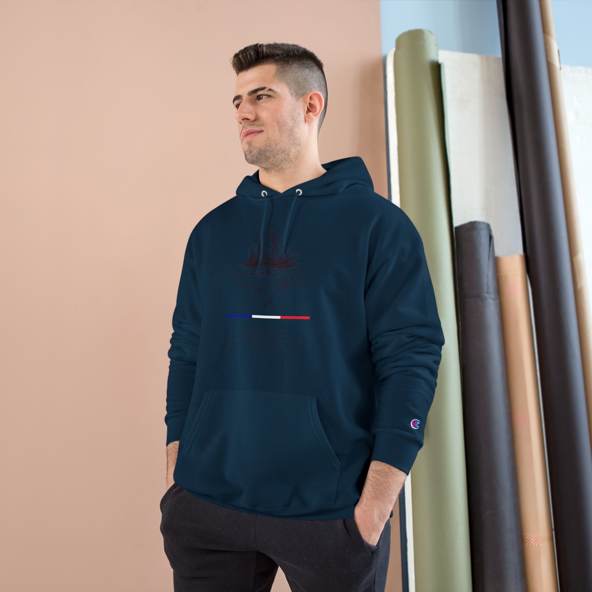 Old Money Nautical Heritage Hoodie - The Last Drift I (Champion Authentic Eco-Fleece)