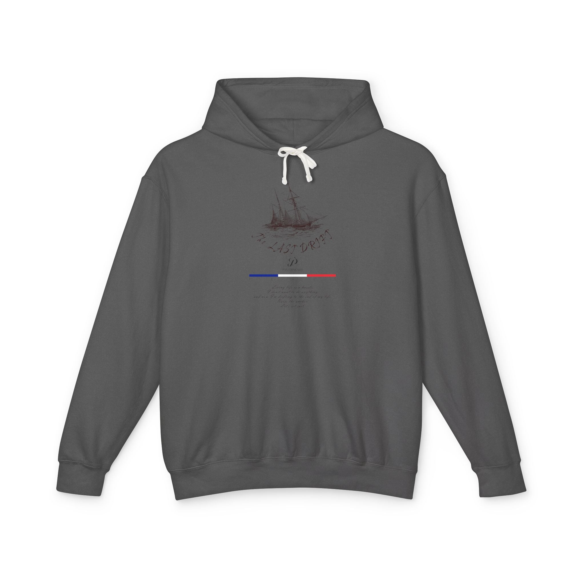 Old Money Nautical Heritage Hoodie - The Last Drift I (Lightweight 100% Cotton Coastal Pullover)