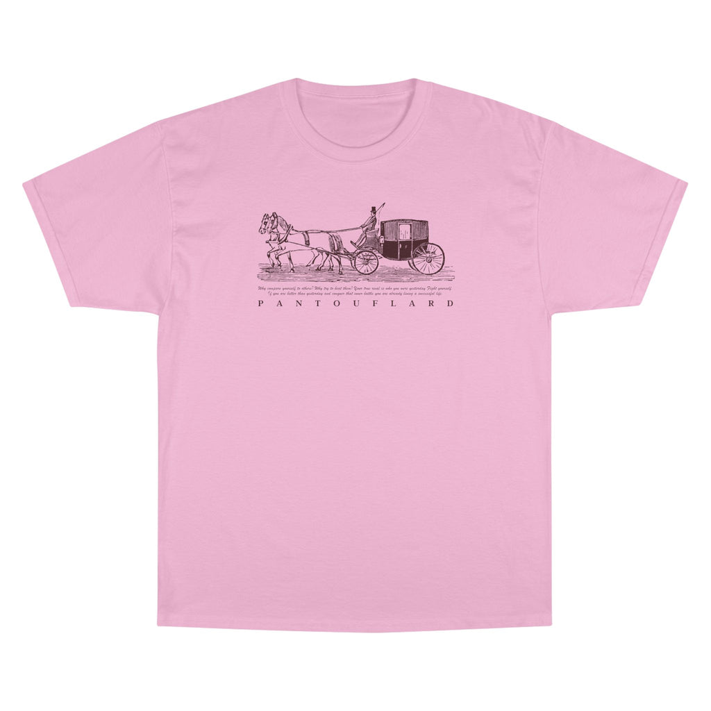 Unisex Burnt Orange Champion Vintage Carriage 100% Cotton T-Shirt