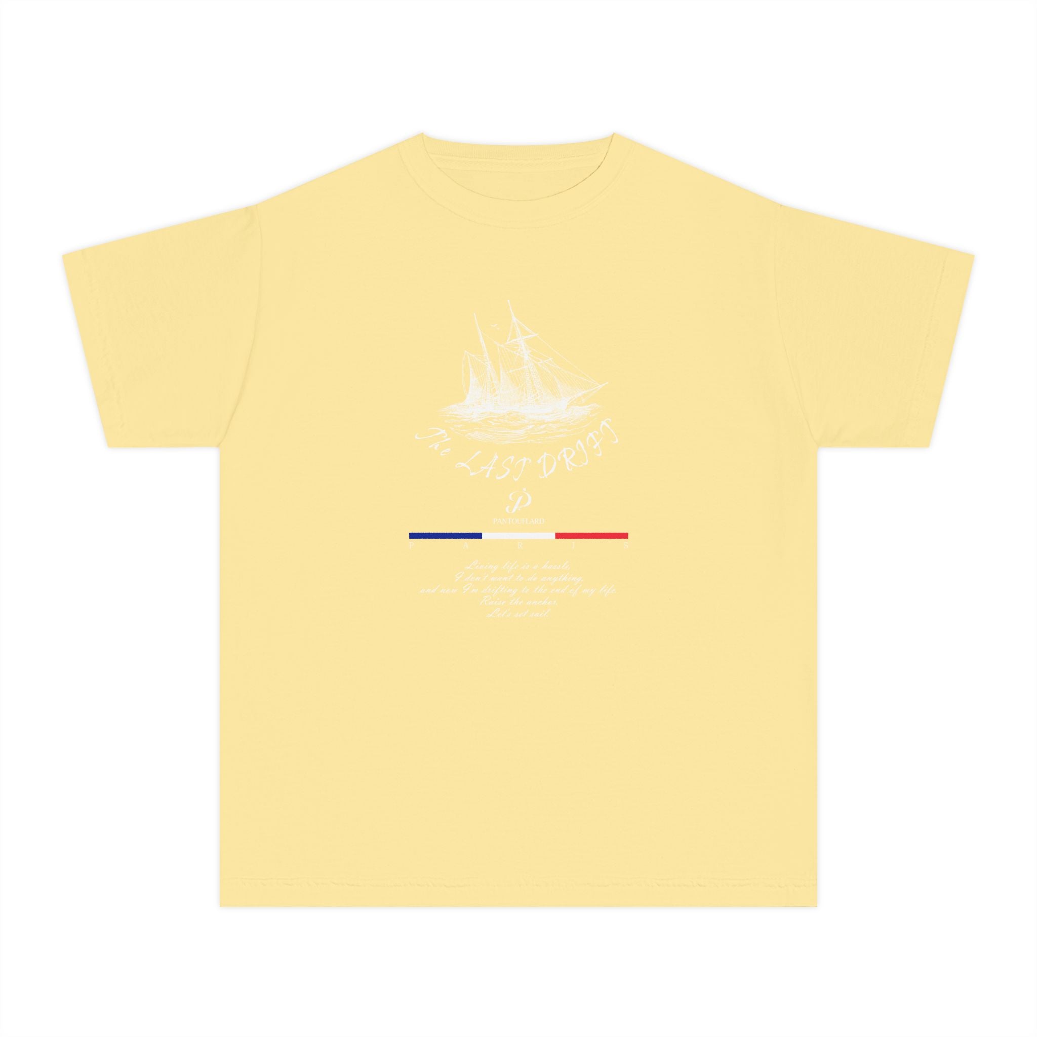 Old Money Nautical Heritage Tee - The Last Drift II (Comfort Colors Garment-Dyed Shirt)