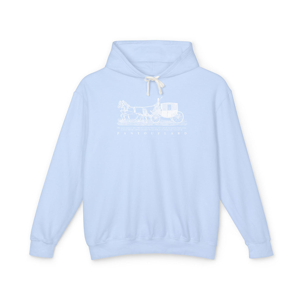 Old Money Equestrian Heritage Hoodie - The Timeless Carriage II (Lightweight 100% Cotton)