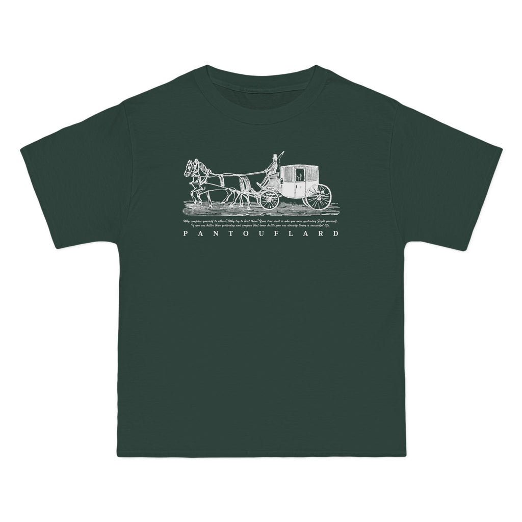 Unisex Navy Hanes Vintage Carriage Graphic 100% Cotton T-Shirt