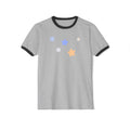 Cassiopeia Constellation Graphic Ringer T-Shirt - W-Shape Astronomy Cotton Tee