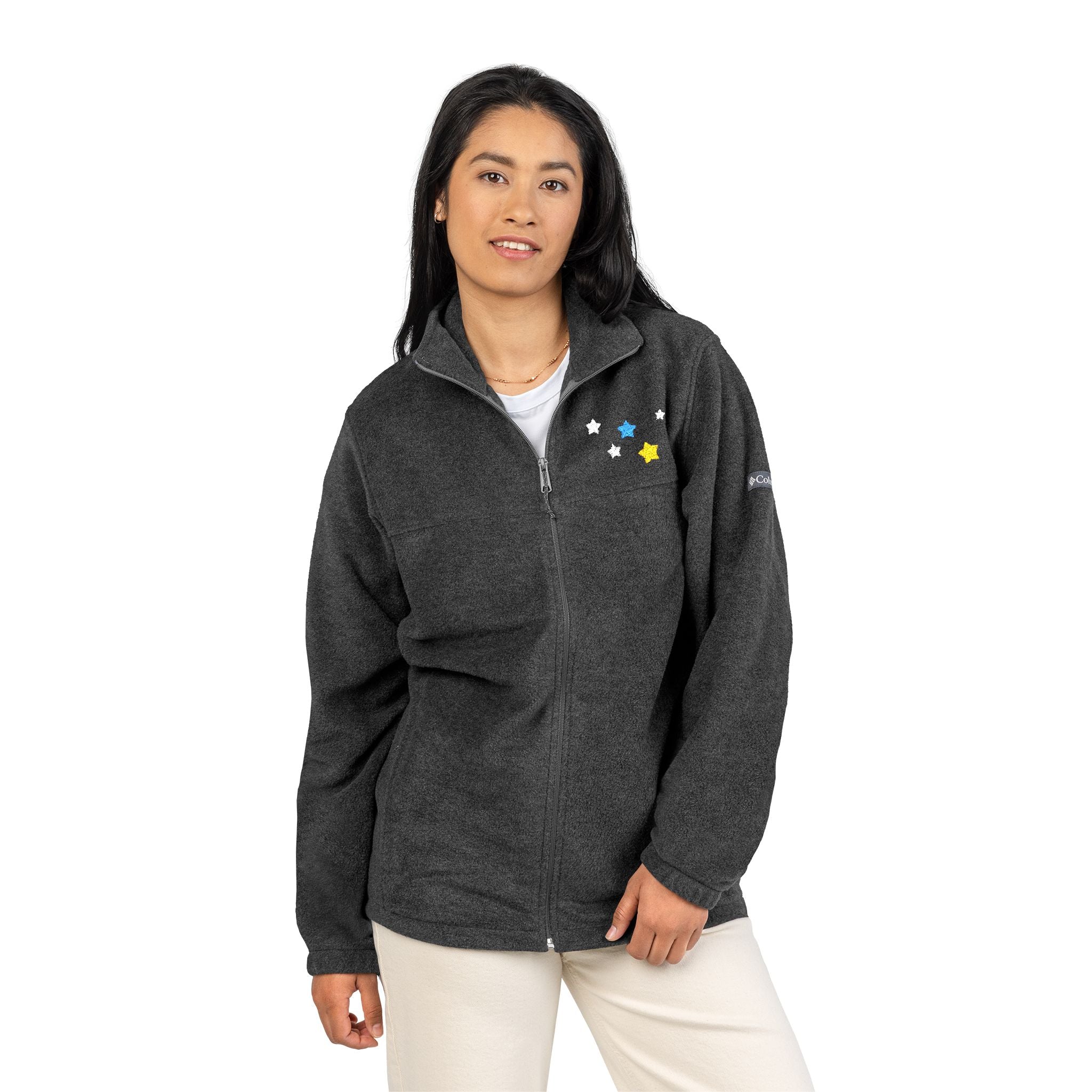 Columbia Cassiopeia Constellation Embroidered Fleece - Dual Embroidered Full-Zip MTR Jacket