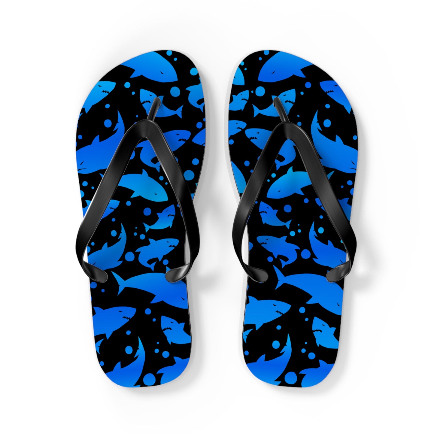 Blue Shark Flip Flops