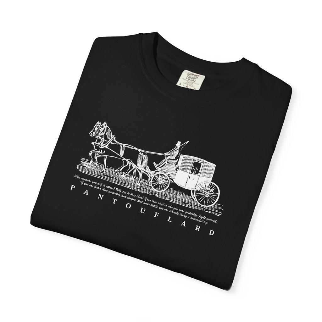 Unisex Burnt Orange Hanes Vintage Carriage Graphic 100% Cotton T-Shirt
