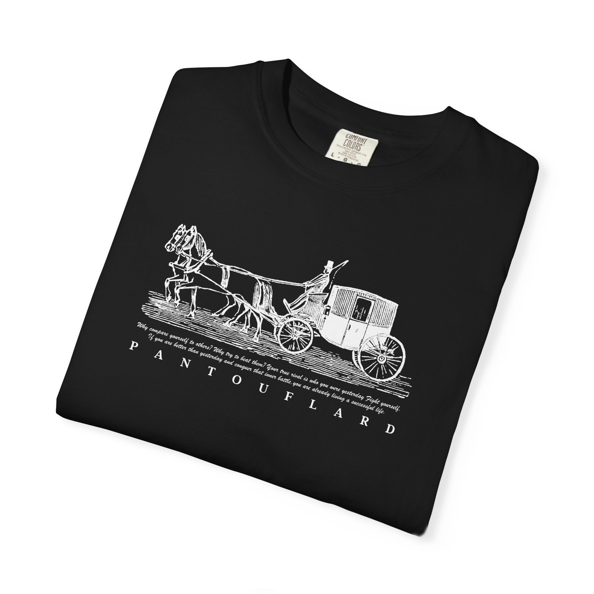 Unisex Burnt Orange Hanes Vintage Carriage Graphic 100% Cotton T-Shirt
