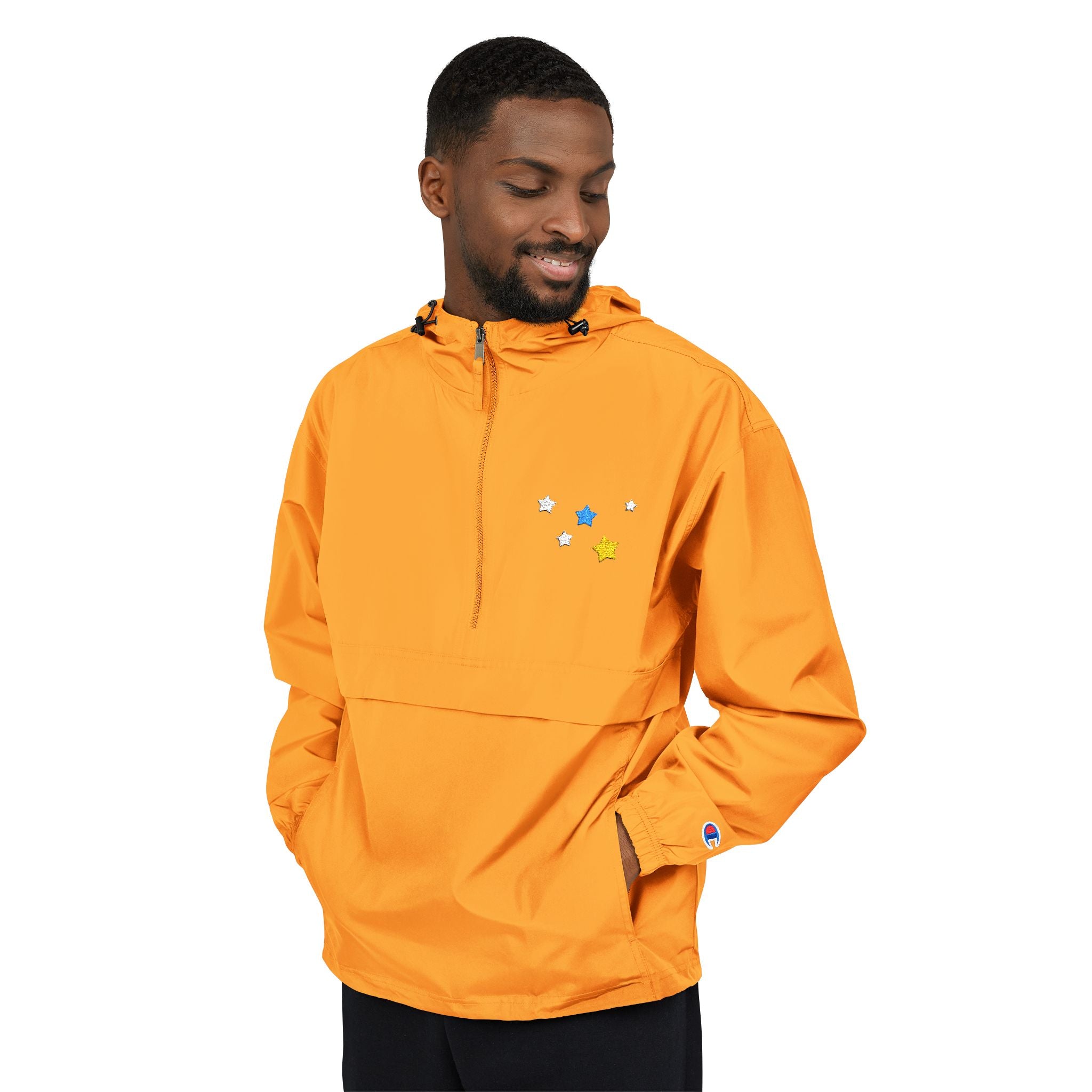 Champion Men's & Women's Cassiopeia Constellation Embroidered Anorak - W-Shape Packable Jacket