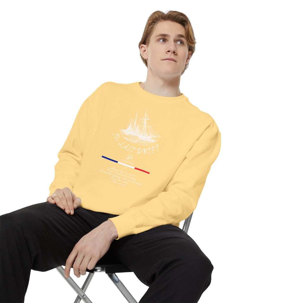Unisex Navy Last Drift Cotton Blend Sweatshirt