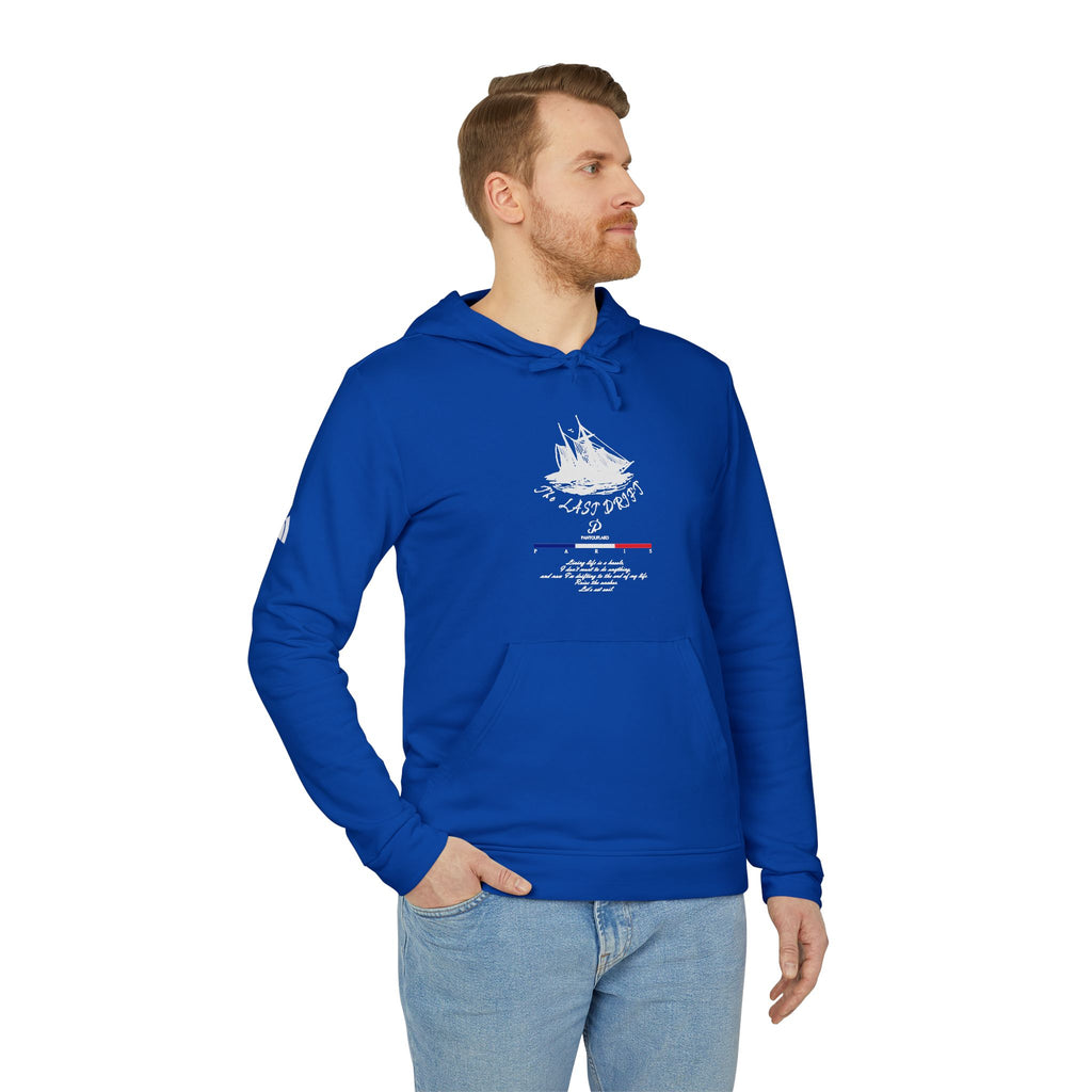 Old Money Yacht Club Hoodie - The Last Drift II (Authentic Adidas Sporty Rich Fleece)