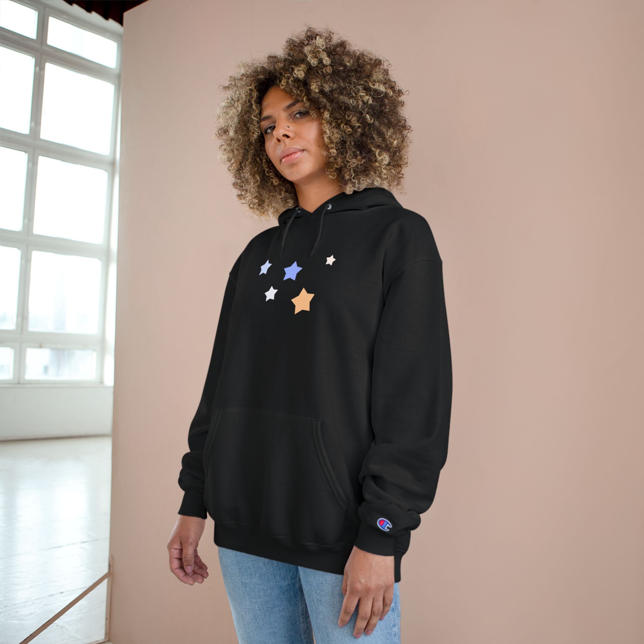 Champion Cassiopeia Constellation Graphic Hoodie - W-Shape Double Dry Pullover