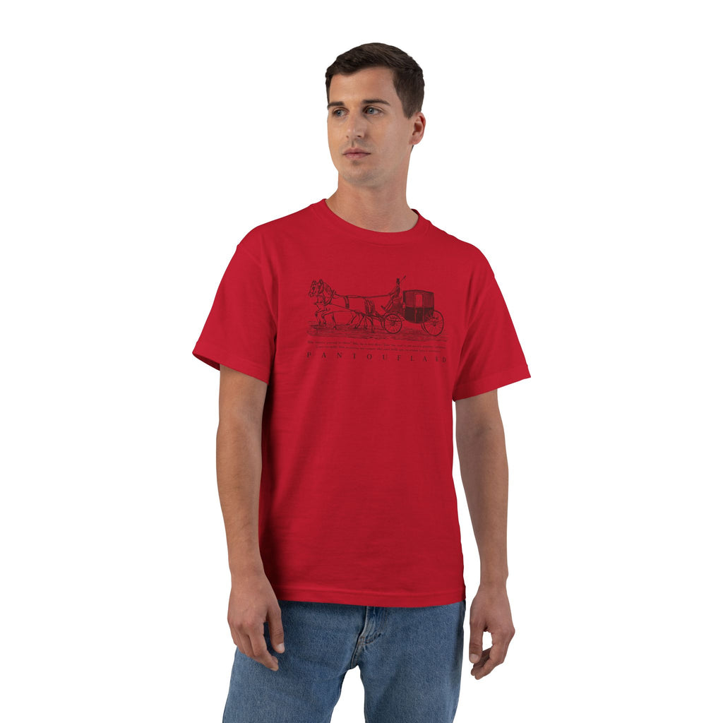 Unisex Burnt Orange Vintage Carriage Graphic 100% Cotton T-Shirt