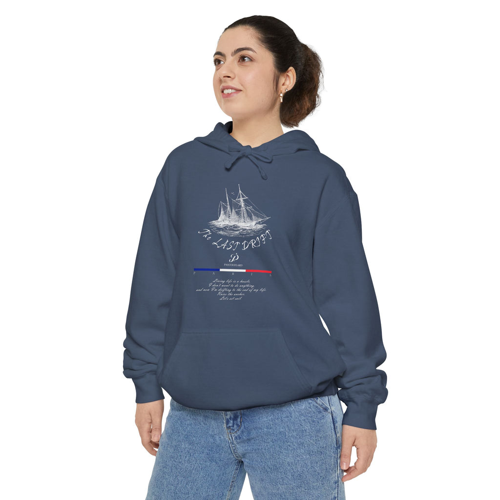 Old Money Nautical Heritage Hoodie - The Last Drift II (9.5oz Garment-Dyed Fleece)