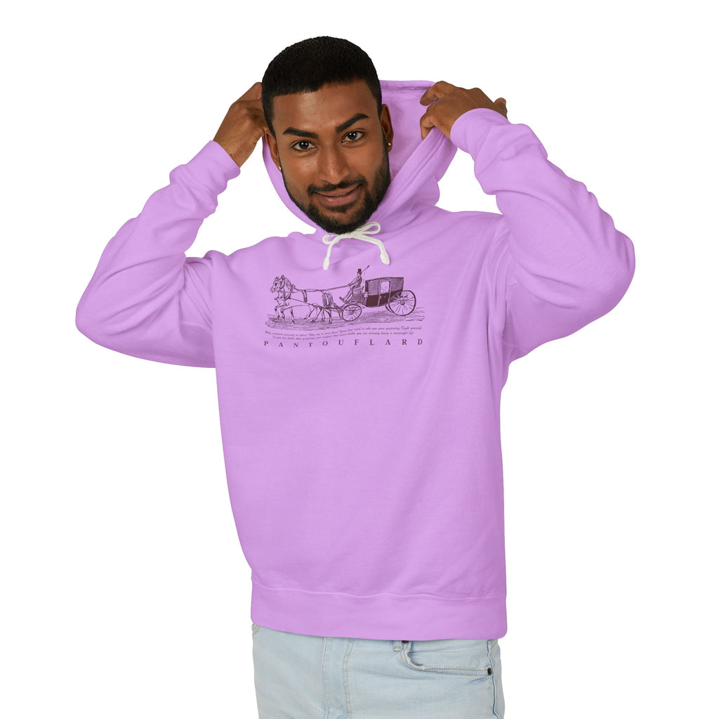Old Money Equestrian Heritage Hoodie - The Timeless Carriage I (Lightweight 100% Cotton)