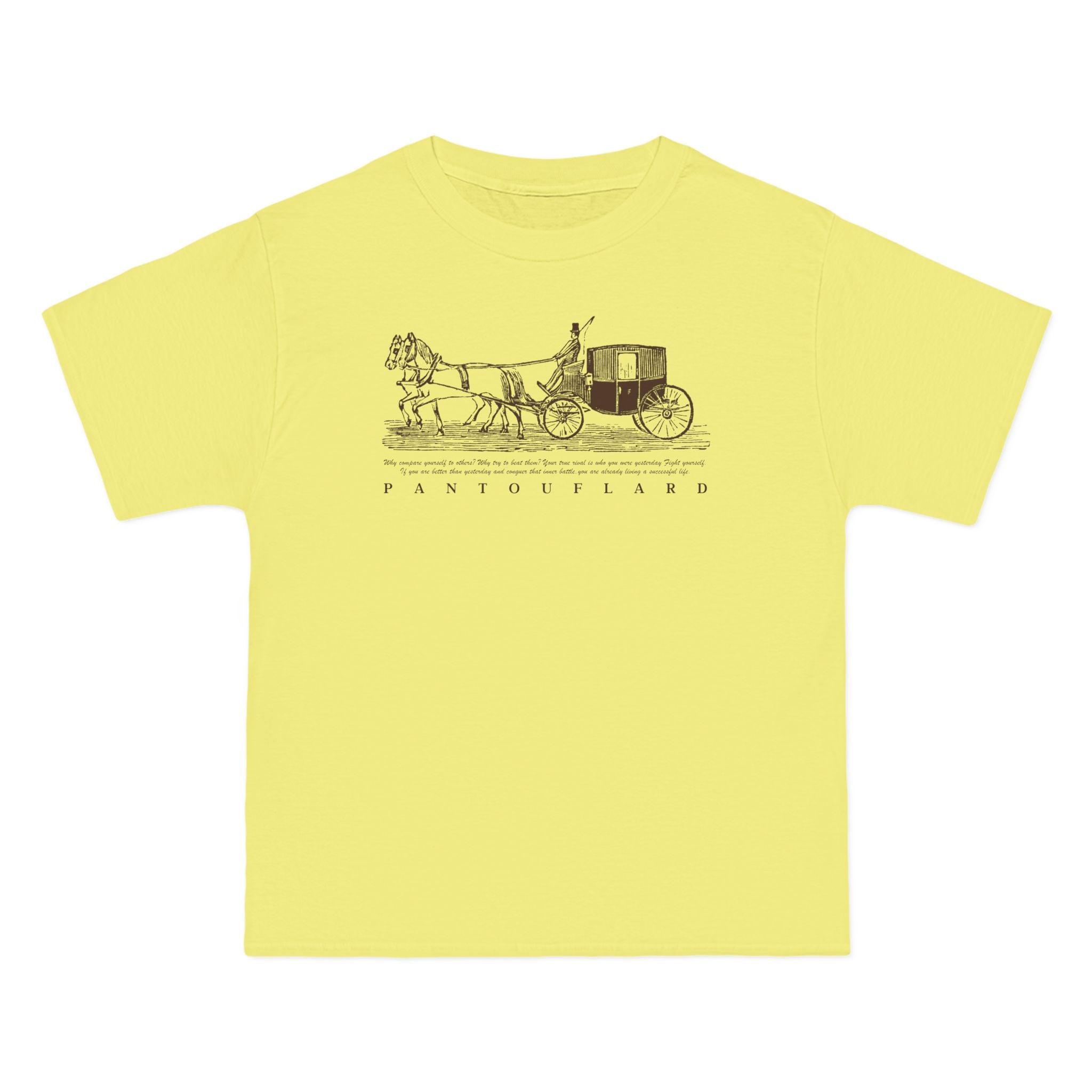 Unisex Burnt Orange Vintage Carriage Graphic 100% Cotton T-Shirt