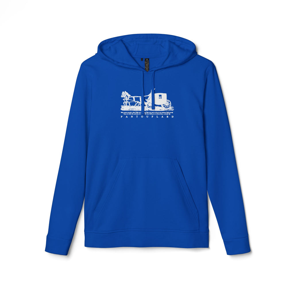 Old Money Tennis Club Hoodie - The Timeless Carriage II (Authentic Adidas Performance Fleece)