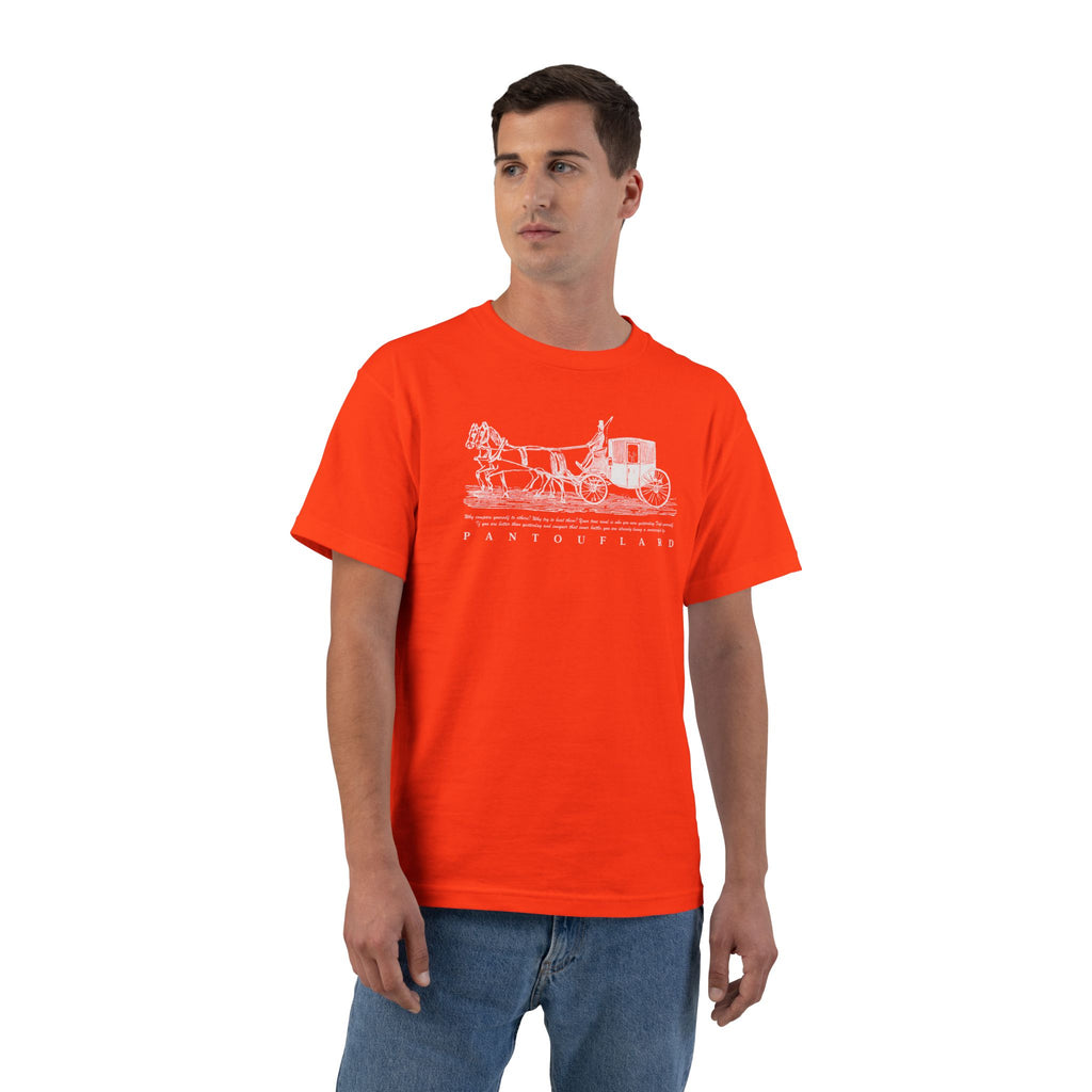 Unisex Navy Hanes Vintage Carriage Graphic 100% Cotton T-Shirt