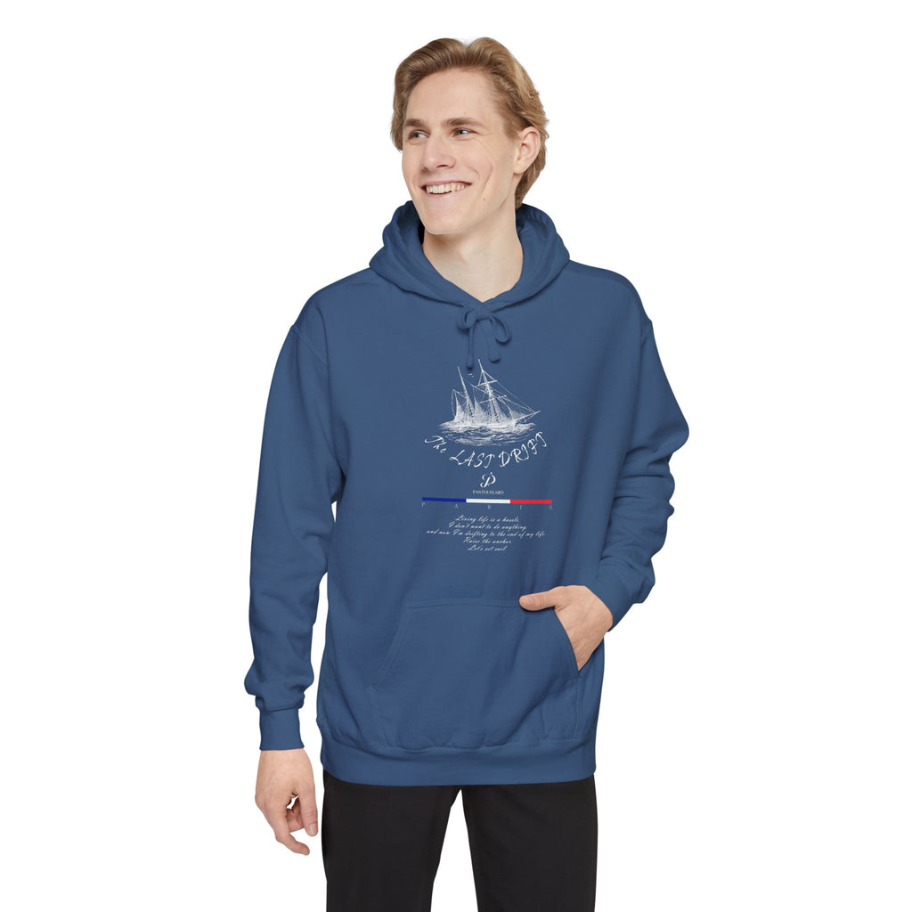 Old Money Nautical Heritage Hoodie - The Last Drift II (9.5oz Garment-Dyed Fleece)