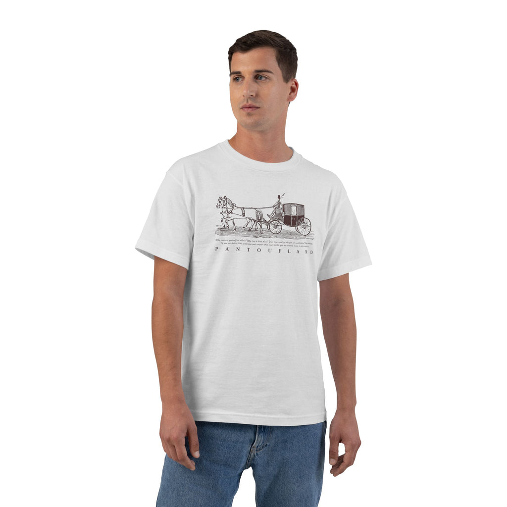 Unisex Burnt Orange Vintage Carriage Graphic 100% Cotton T-Shirt