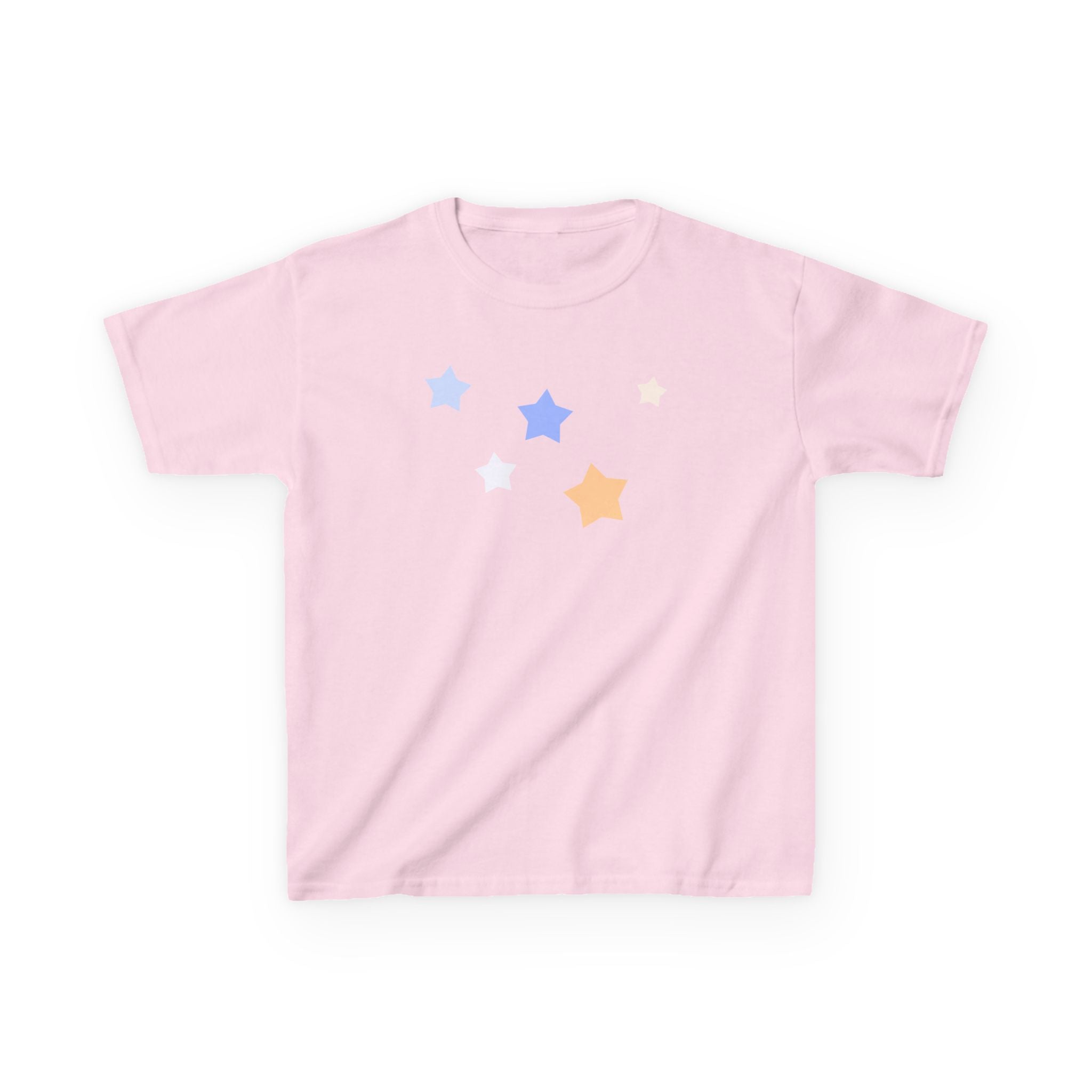 Kids Boys' & Girls' Cassiopeia Constellation Graphic T-Shirt - W-Shape Heavy Cotton Tee