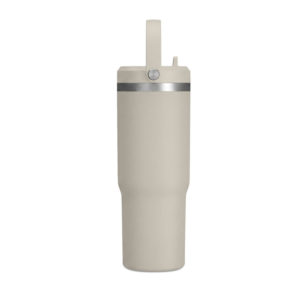 Black Vertical Pantouflard Logo 32oz Stainless Steel Nomad Tumbler
