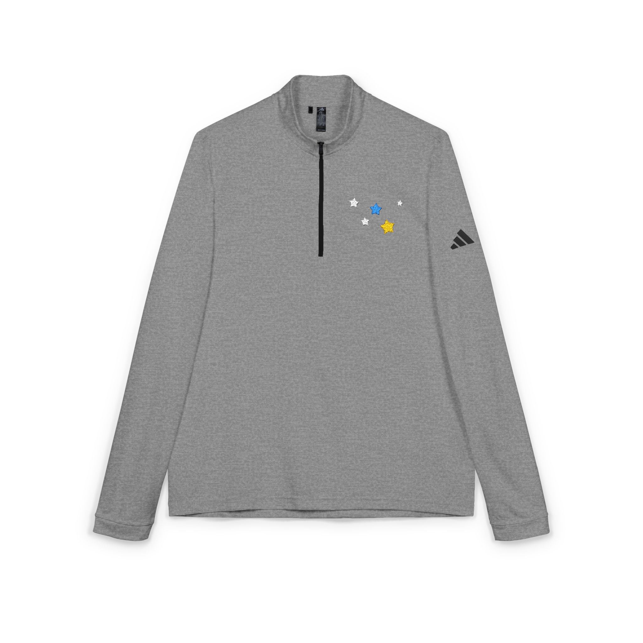 Adidas Cassiopeia Constellation Embroidered Quarter-Zip - W-Shape Performance Pullover
