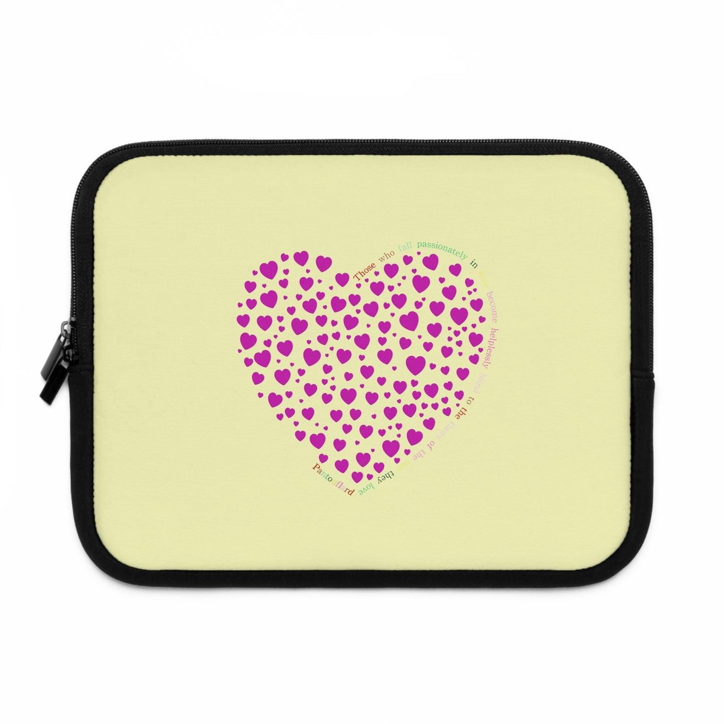 Pink Heart Laptop Sleeve