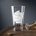 Clear Pantouflard 'Biting Cat' Comic Solid Glass Mixer