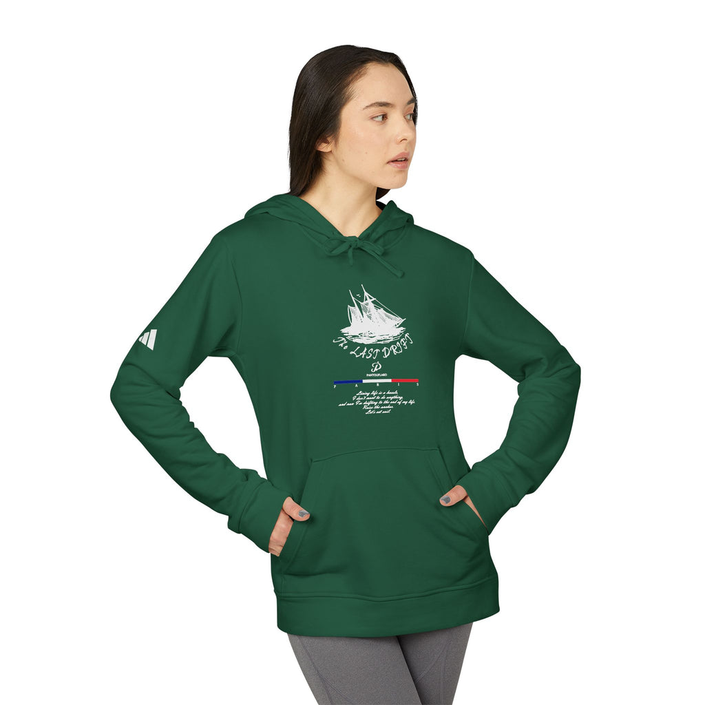 Old Money Yacht Club Hoodie - The Last Drift II (Authentic Adidas Sporty Rich Fleece)