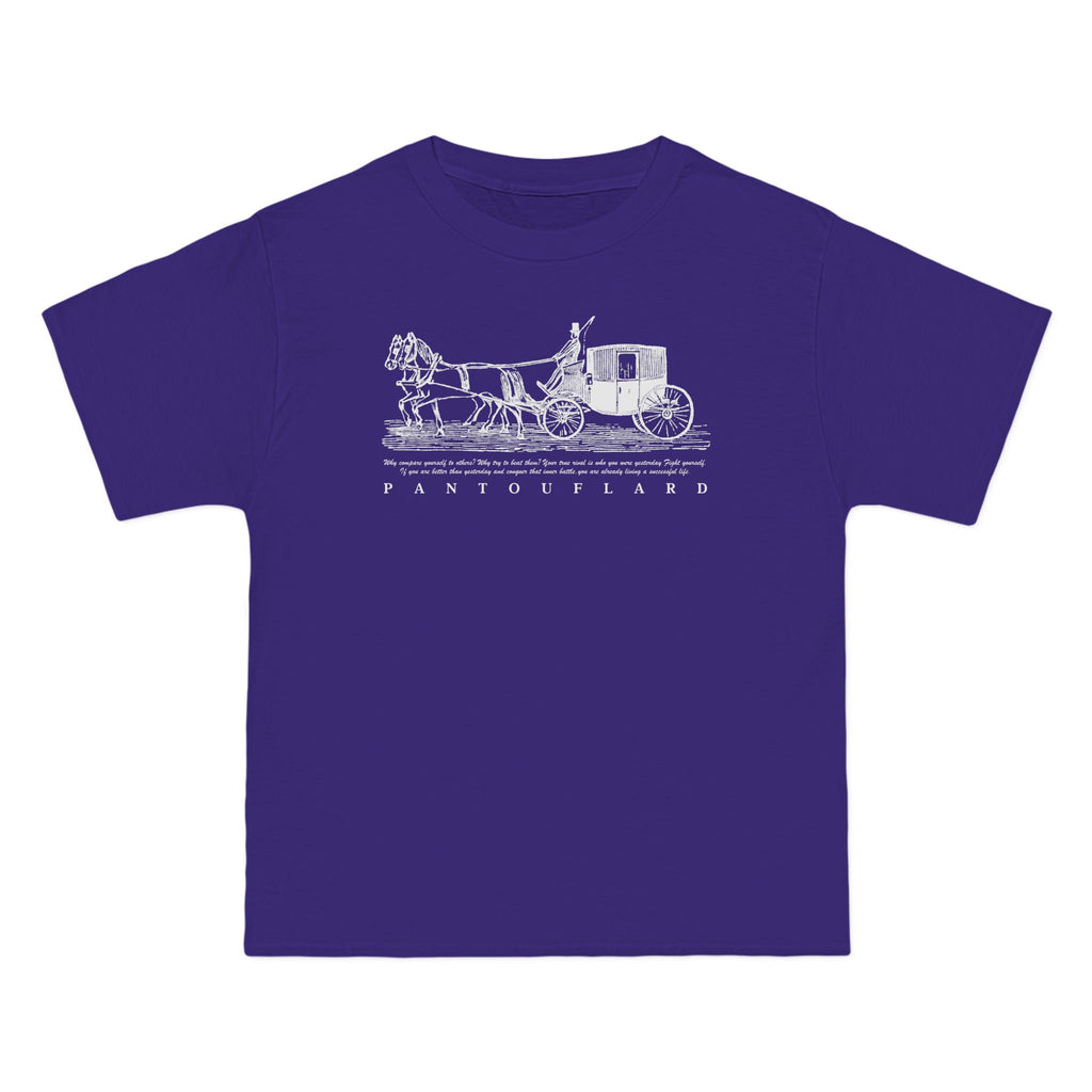 Unisex Navy Hanes Vintage Carriage Graphic 100% Cotton T-Shirt