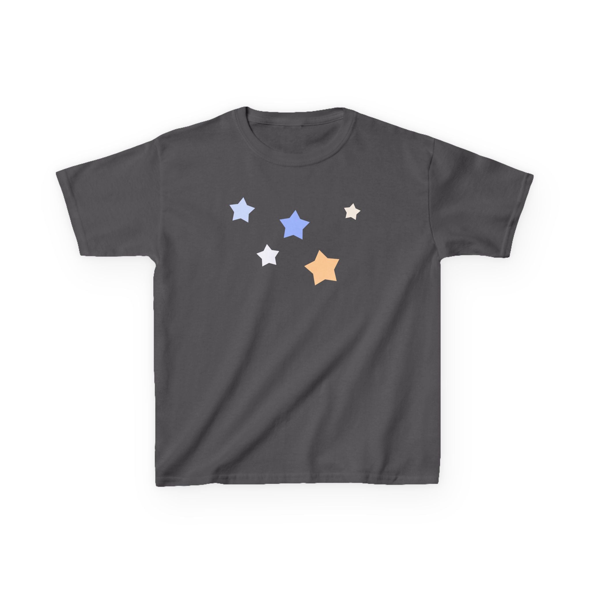 Kids Boys' & Girls' Cassiopeia Constellation Graphic T-Shirt - W-Shape Heavy Cotton Tee