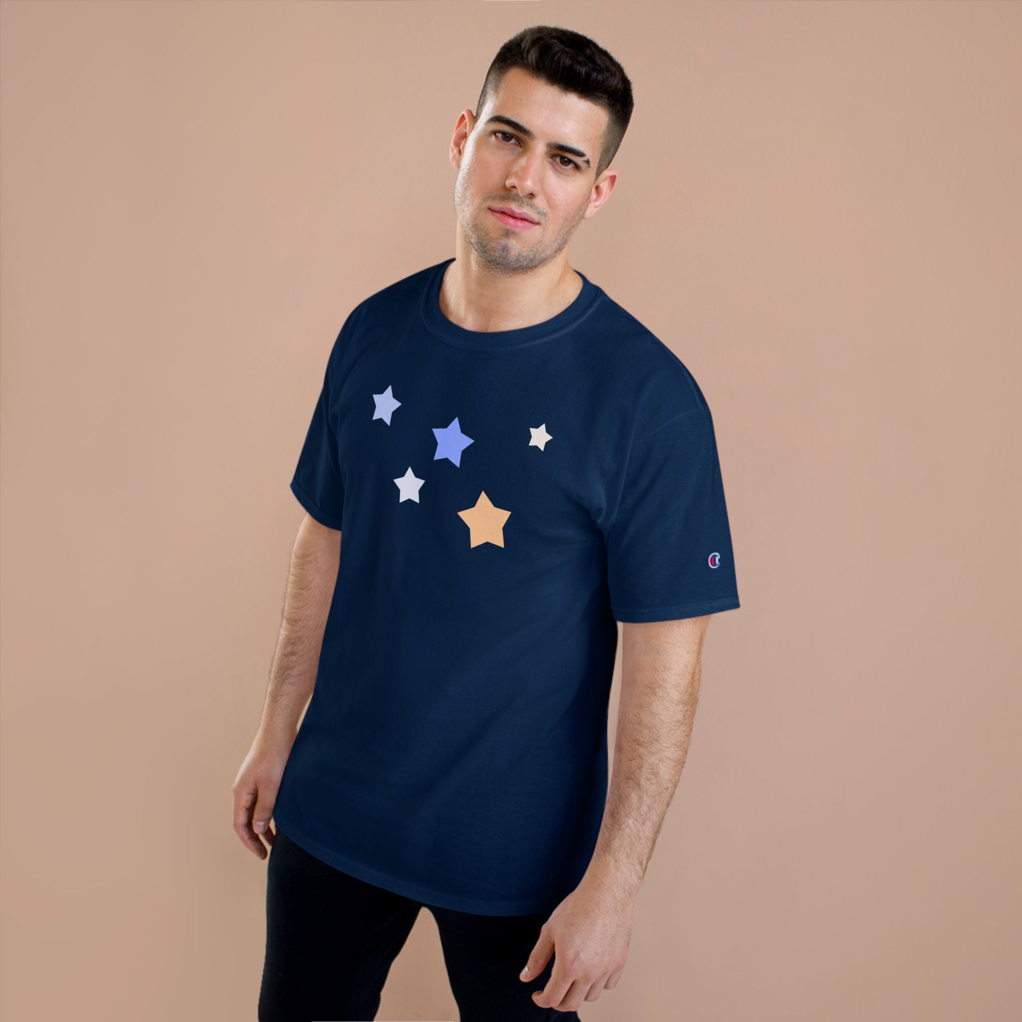 Champion Unisex Cassiopeia Constellation Short-Sleeve T-Shirt - W-Shape Graphic Tee